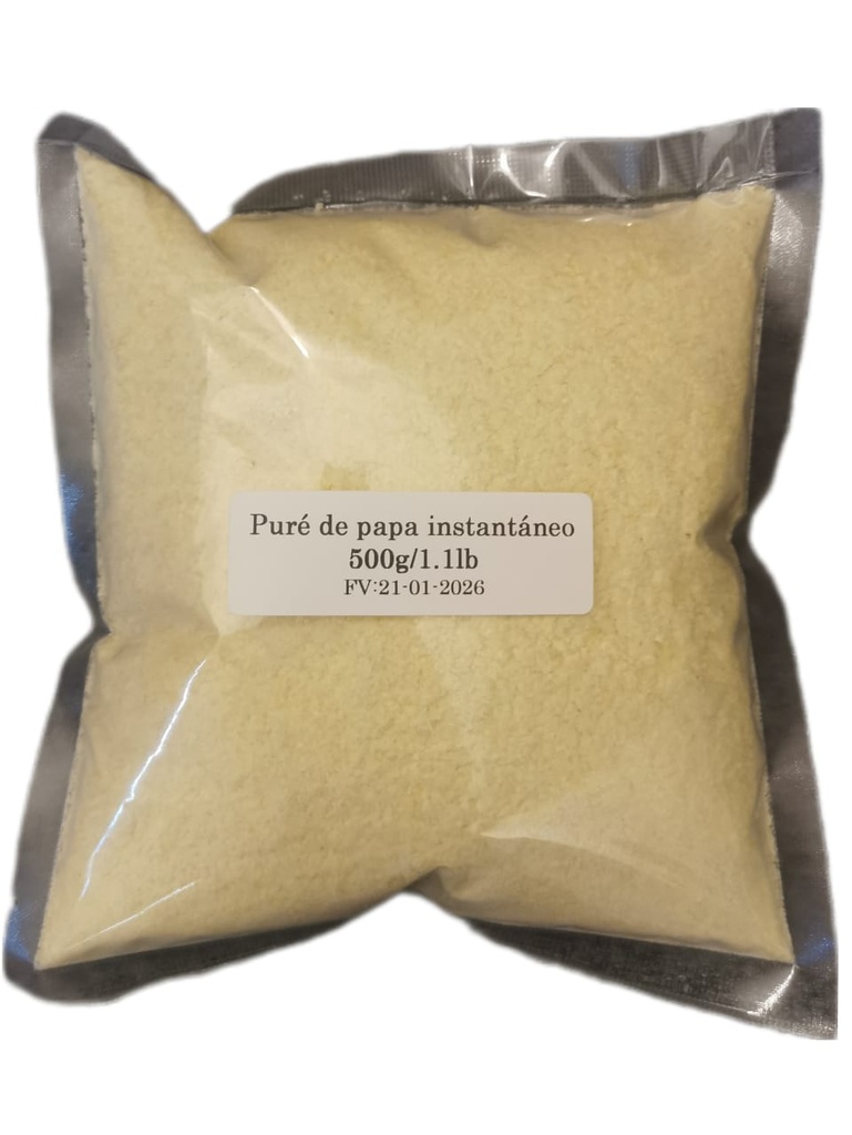 Puré de papa instantáneo 500g/1.1lb