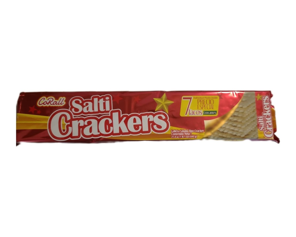 Galletas de soda Salti crackers 595g/1.31lb