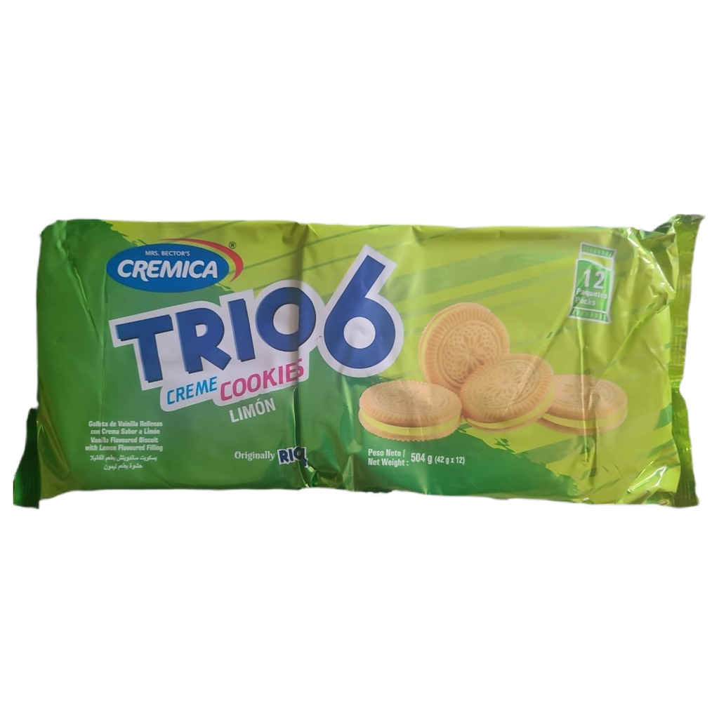 Galletas de limón 12 paquetes 504g