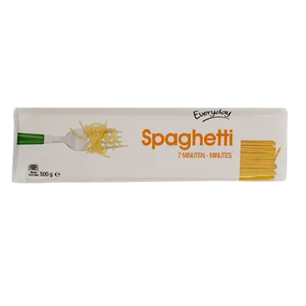 Pasta/Espaguetis, 500g/1.10lb